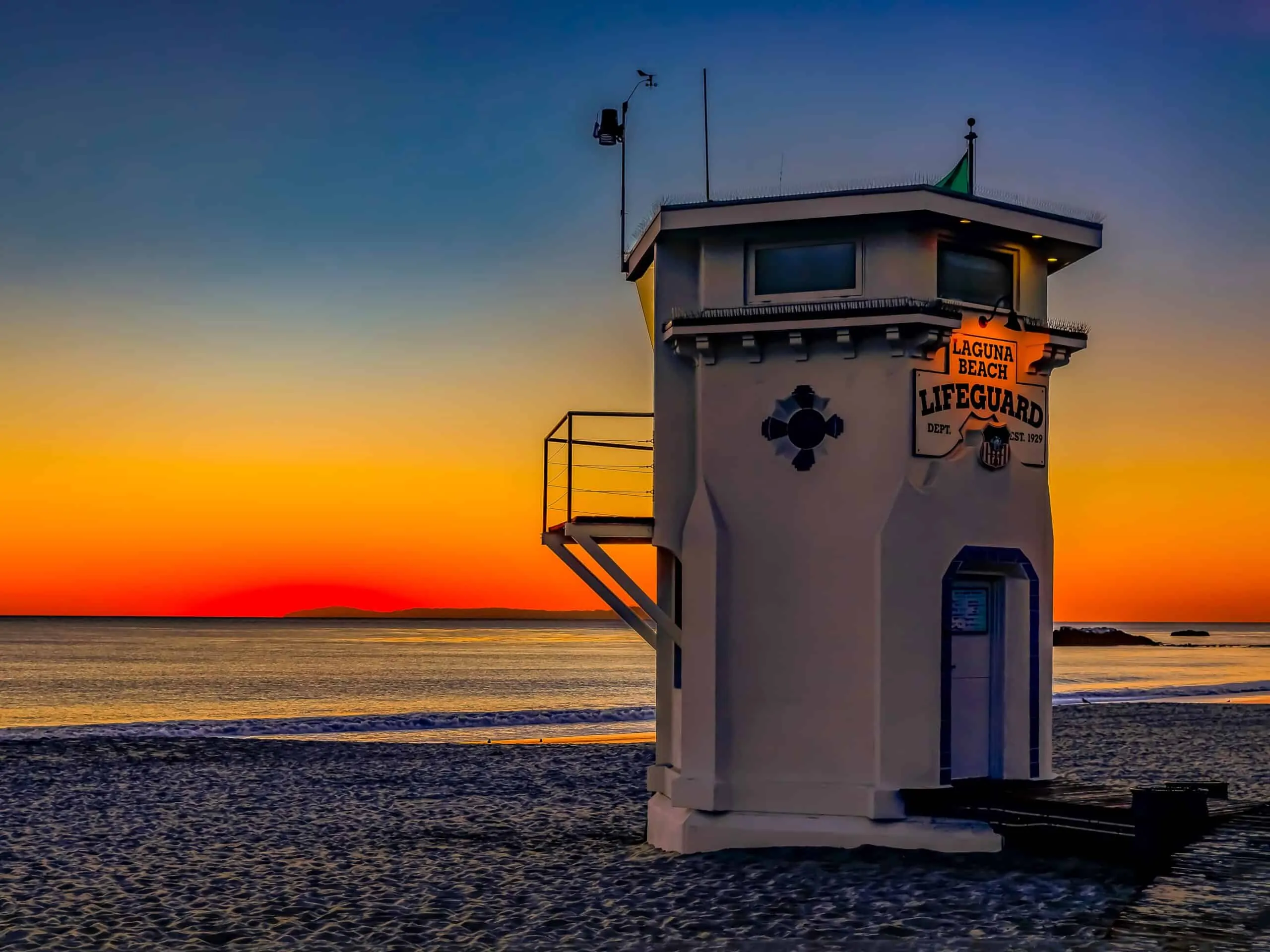 Lifeguard Tower Main Beach, Laguna Beach, CA